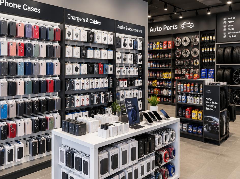 Repuestos, accesorios y tecnología